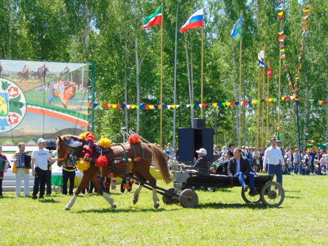 Бизәлгән атлар Сабантуй күрке!!! Балтач Сабан туе - 2018