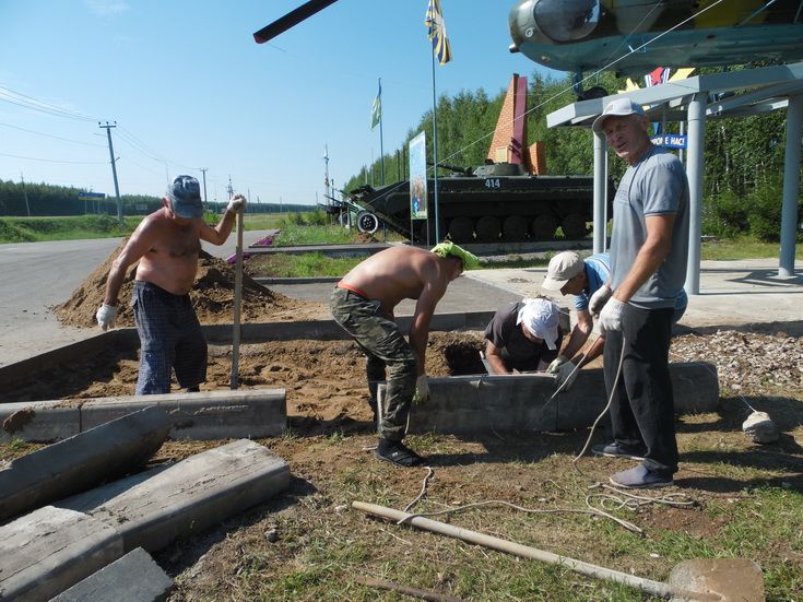 Ватан сугышчылары һәйкәле монумент ташлы булды (+фото)