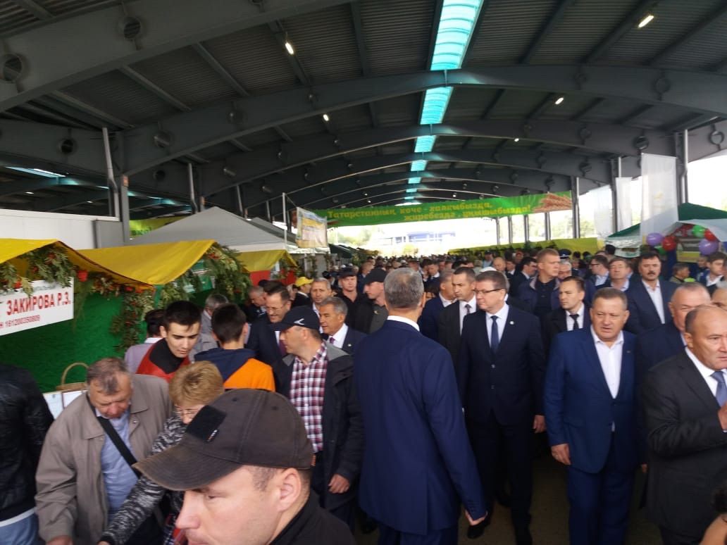 Татарстан Президенты балтачлылар ярминкәсендә (+фото)