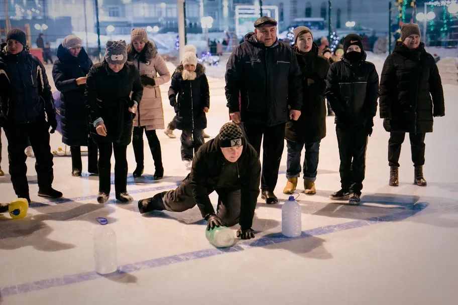 Балтачта керлинг уйныйлар (фоторепортаж)