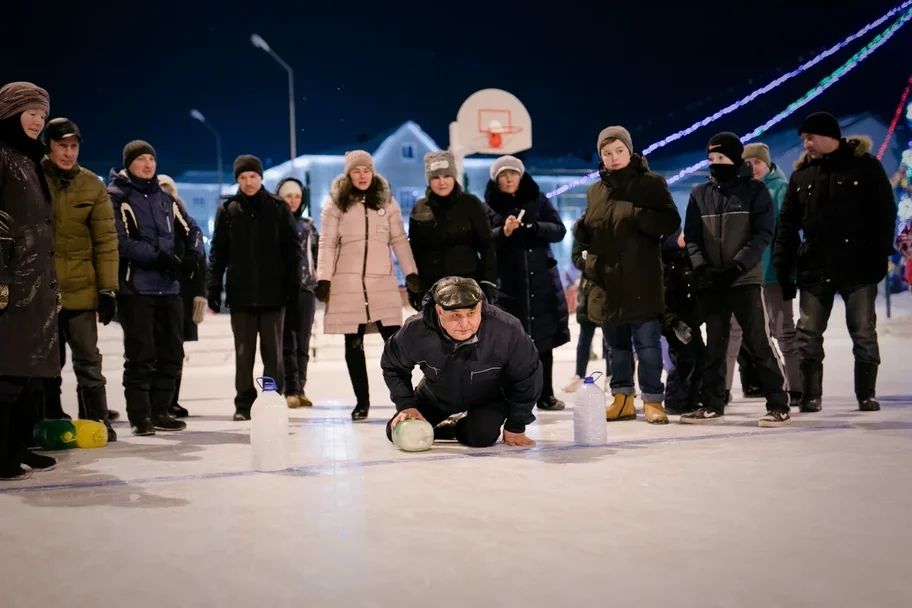 Балтачта керлинг уйныйлар (фоторепортаж)