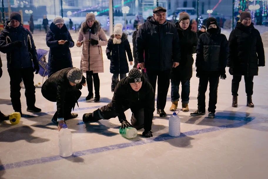 Балтачта керлинг уйныйлар (фоторепортаж)