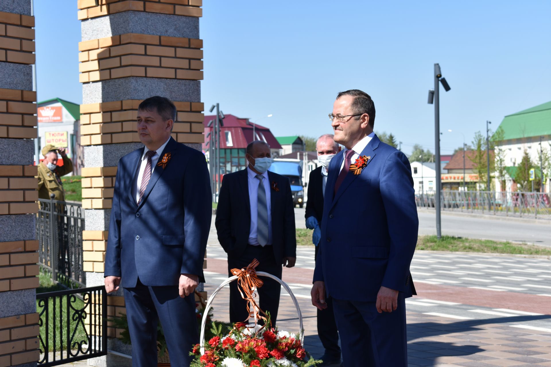 Районыбызда Җиңү  көне билгеле бер шартларда билгеләп үтелде (фоторепортаж)