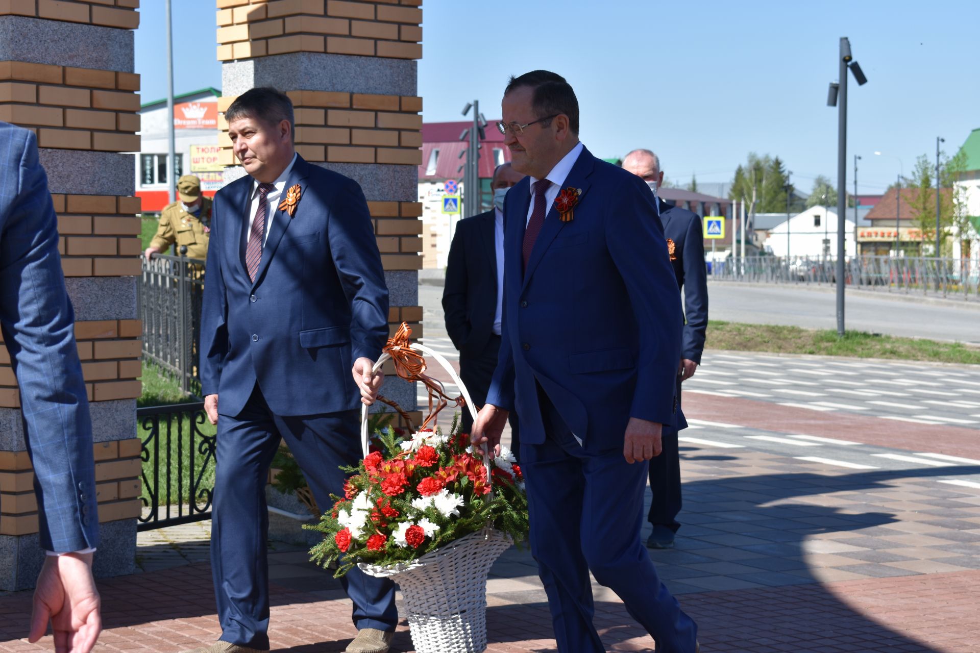 Районыбызда Җиңү  көне билгеле бер шартларда билгеләп үтелде (фоторепортаж)