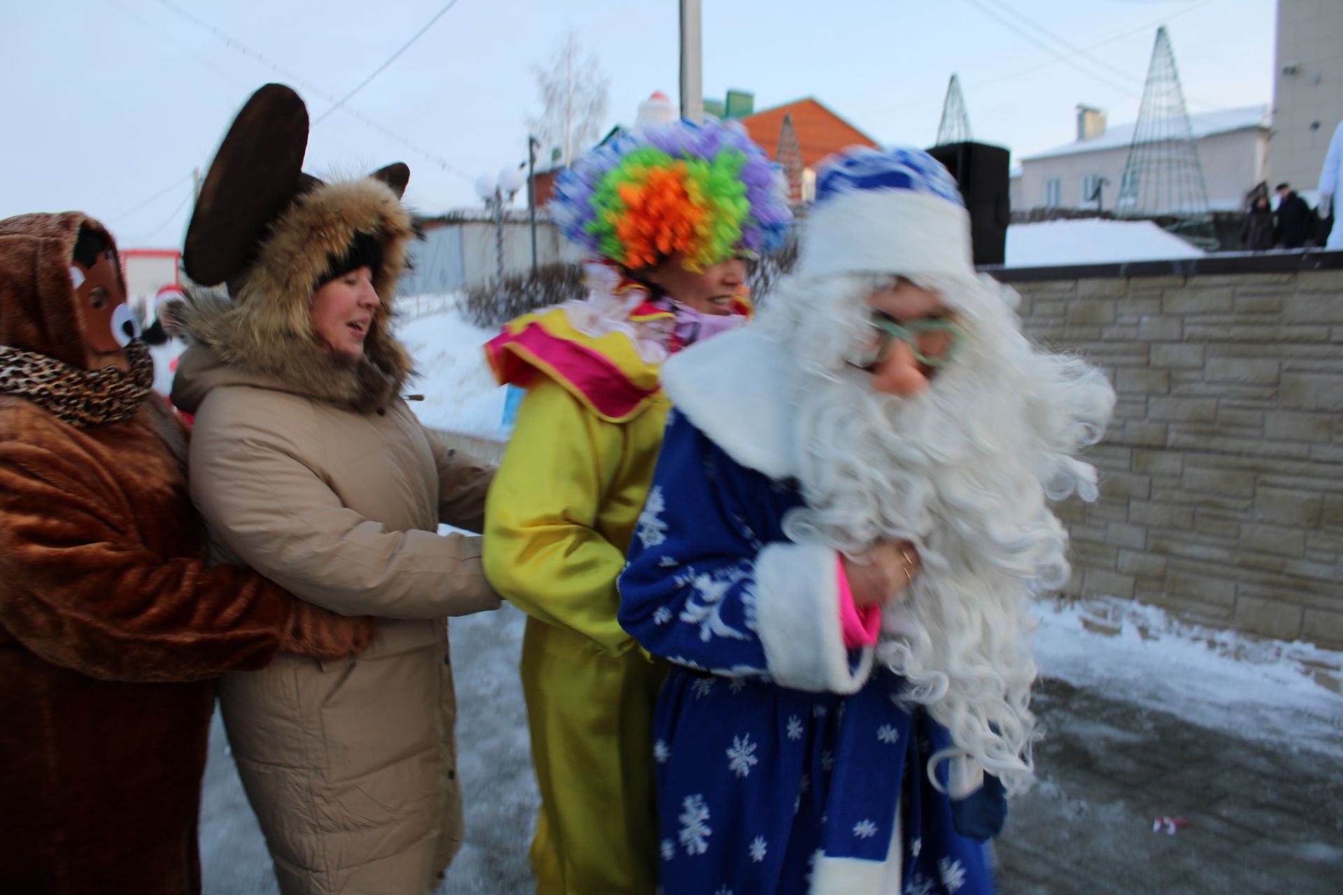 Балтачта үзәк чыршыны ачу тантанасыннан фоторепортаж