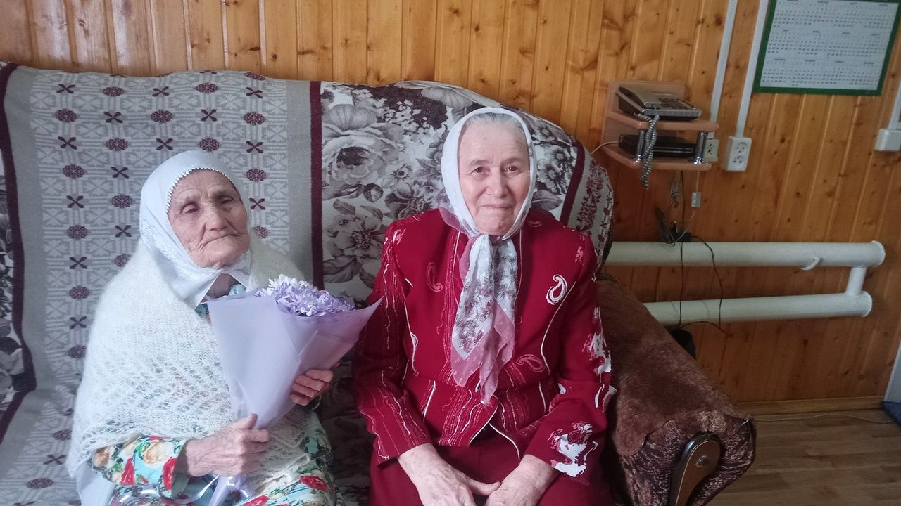 Бүген Бөрбаш авылында яшәүче Шәяхмәтова Кристина Романовнага 95 яшь тулды (фото, видео)