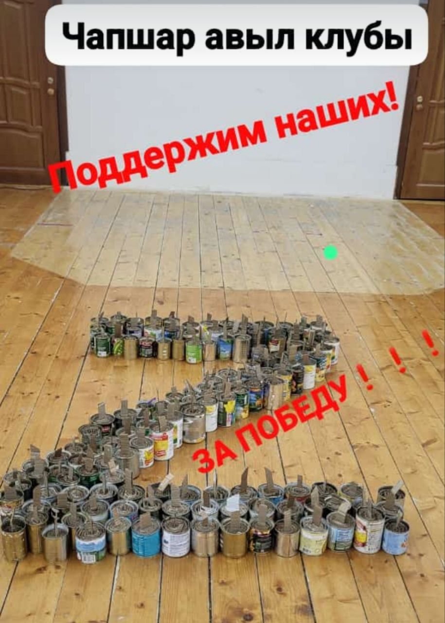 Чапшар авыл клубында җиңү шәмнәре ясаганнар
