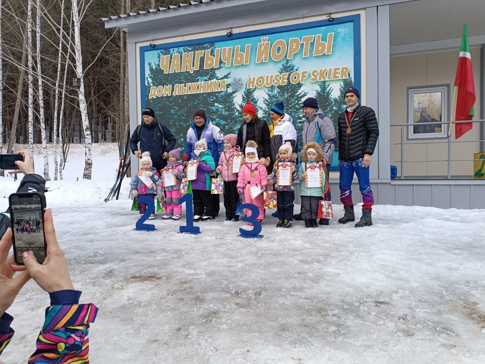 Балтачта чаңгы сезонын сабыйлар ачты (+ бик күп фотолар)