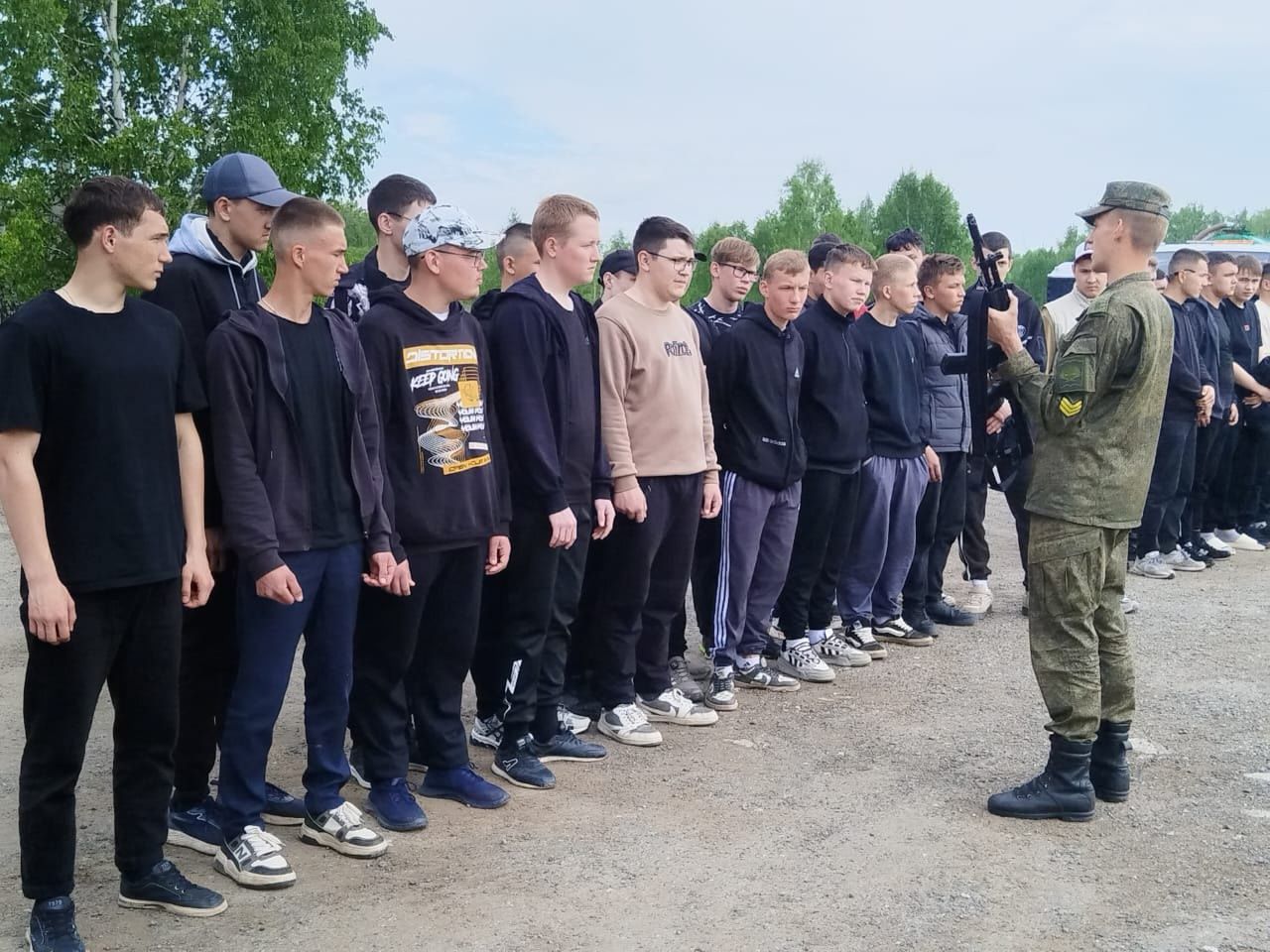 Балтач егетләре Казан шәһәренең танк училищесында хәрби күнекмәләр узды