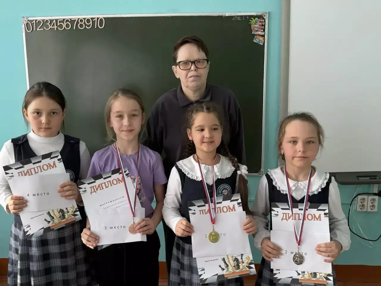 Норма мәктәбендә тренер Ландыш Гарифуллина призына шахмат ярышы узды