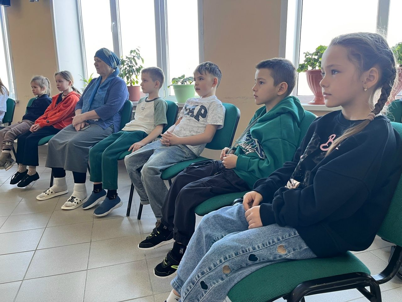 «Факел»да әтиләре махсус хәрби операция зонасында булган балалар өчен чара уздырдылар