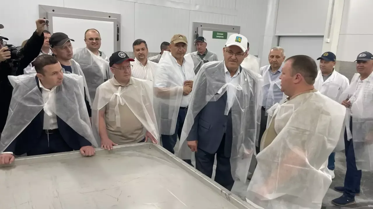 Куныр авылында 45 млн сумга төшкән заманча сугым цехы ачылды