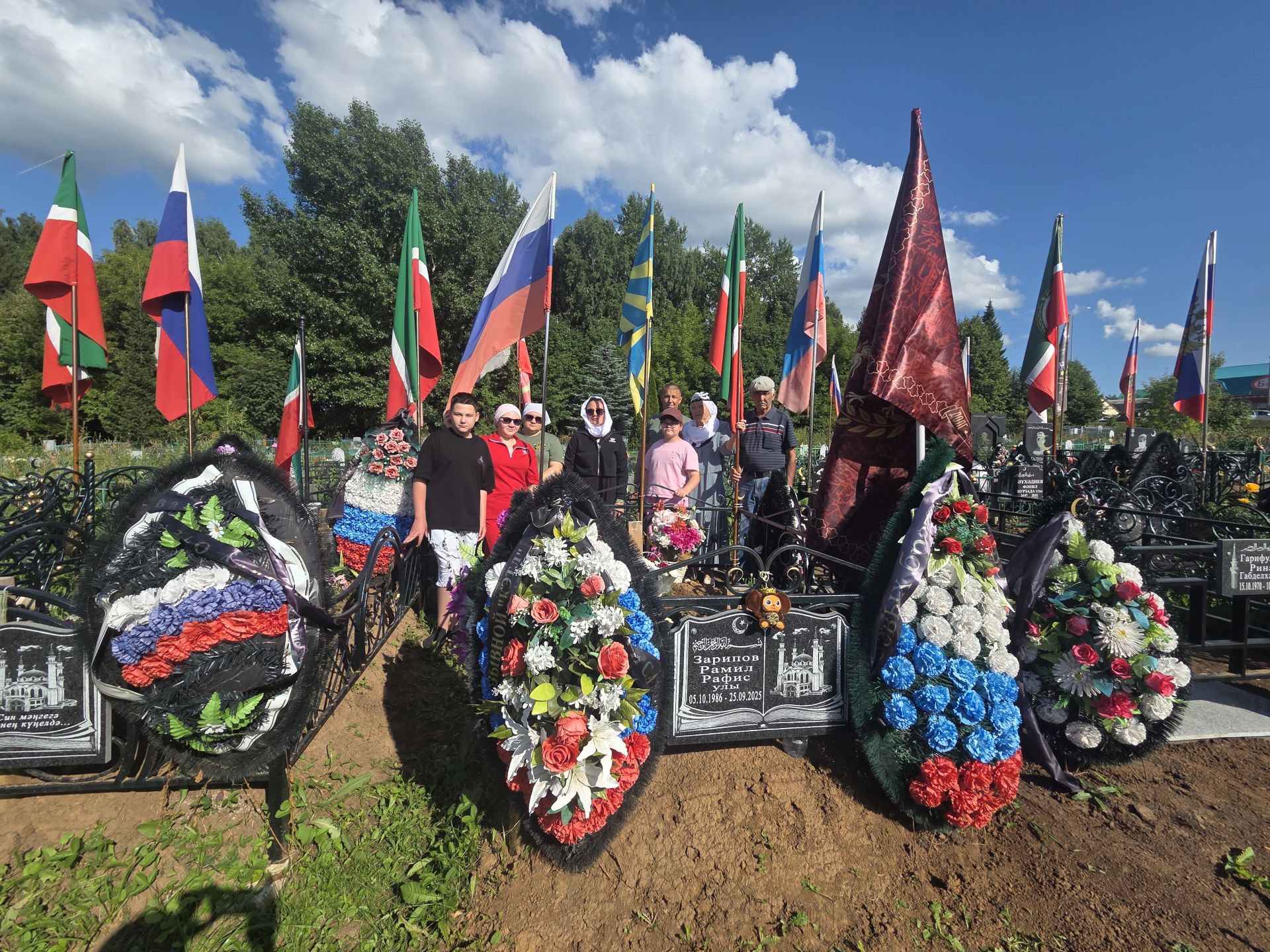 1234нче полкның әләме Балтачта җилферди
