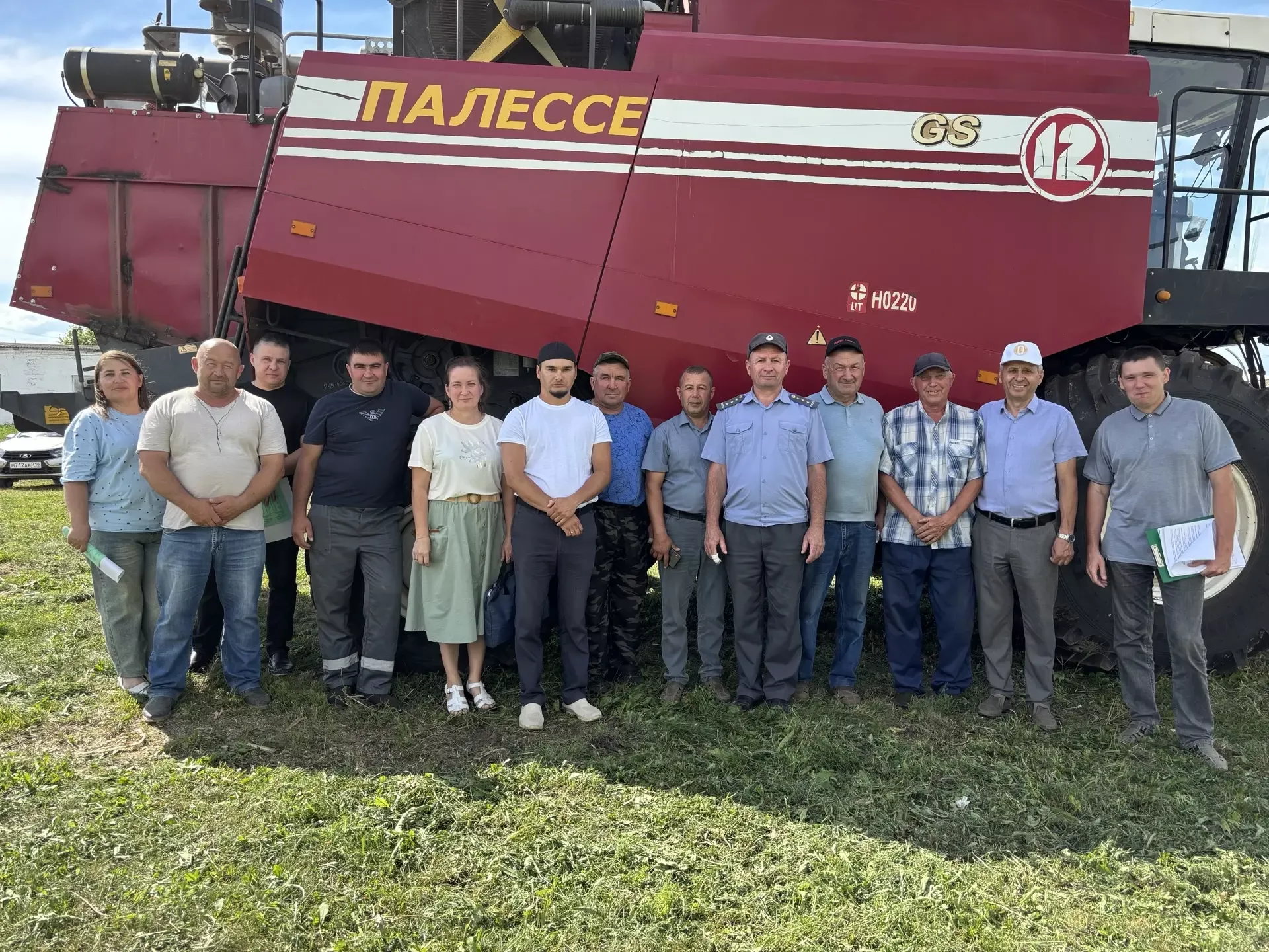 Балтачта комбайннар парады дәвам итә