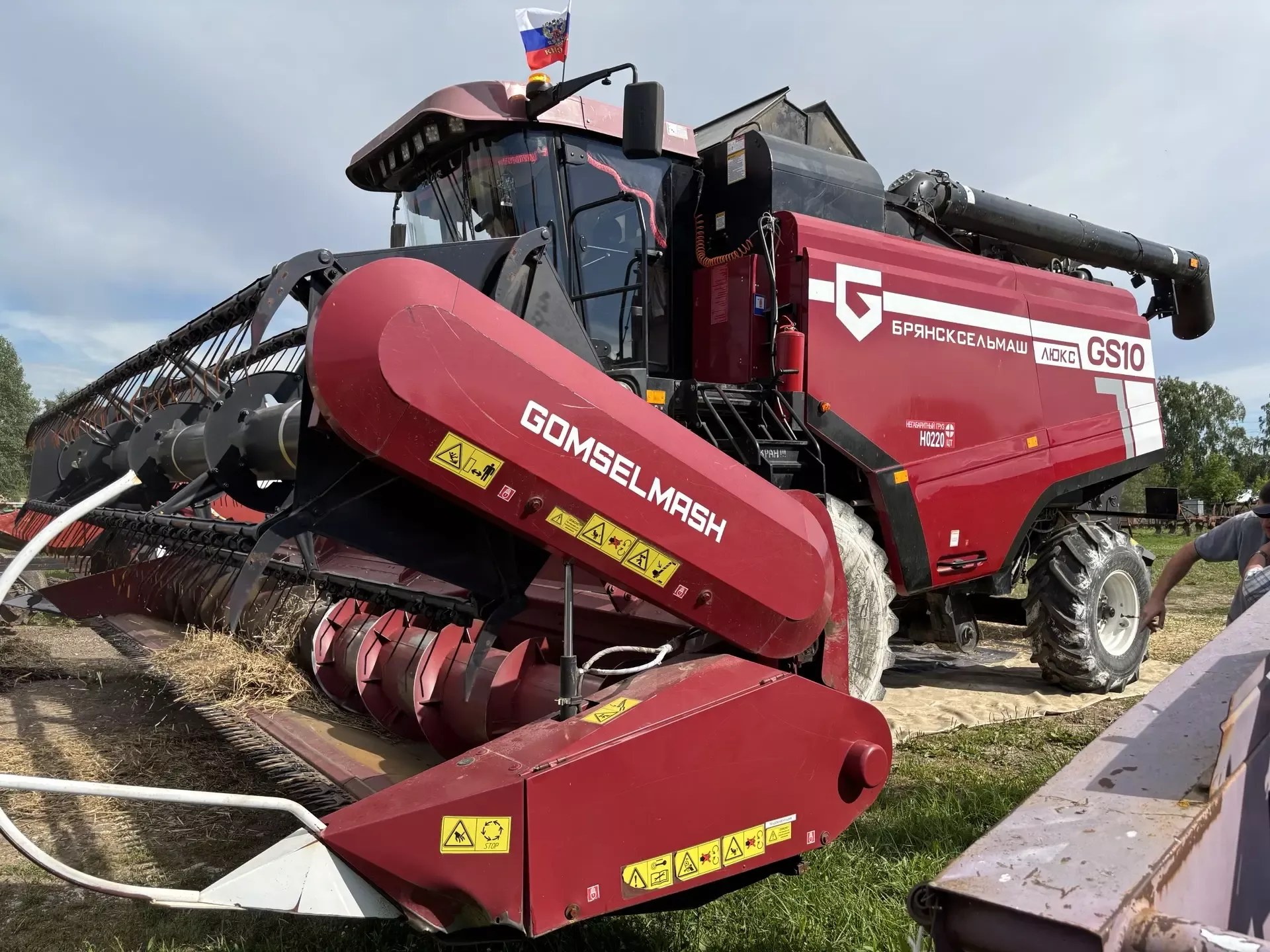 Балтачта комбайннар парады дәвам итә