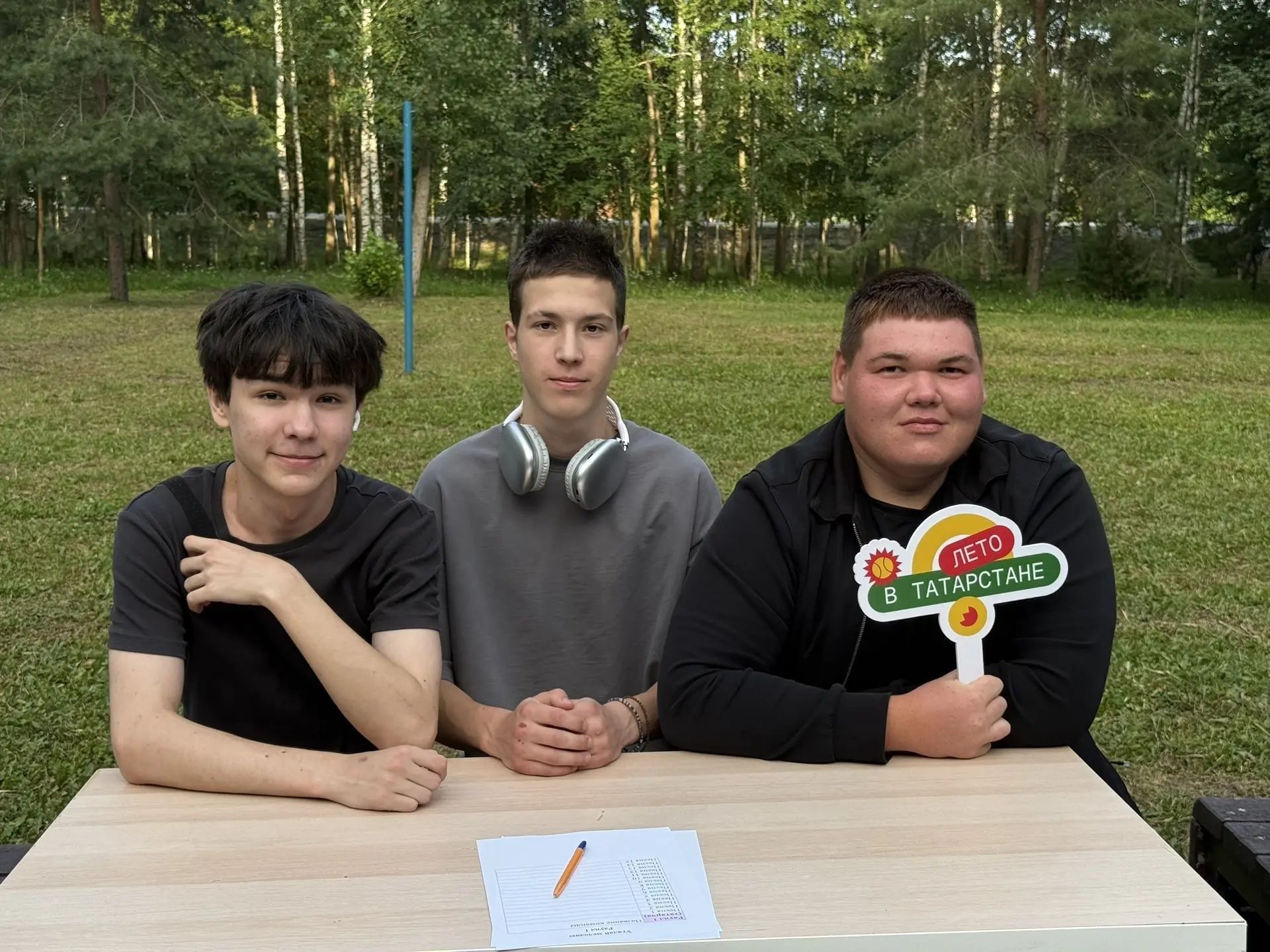 “Сабантуй” ял паркында “Икеләтә зачет” уены узды