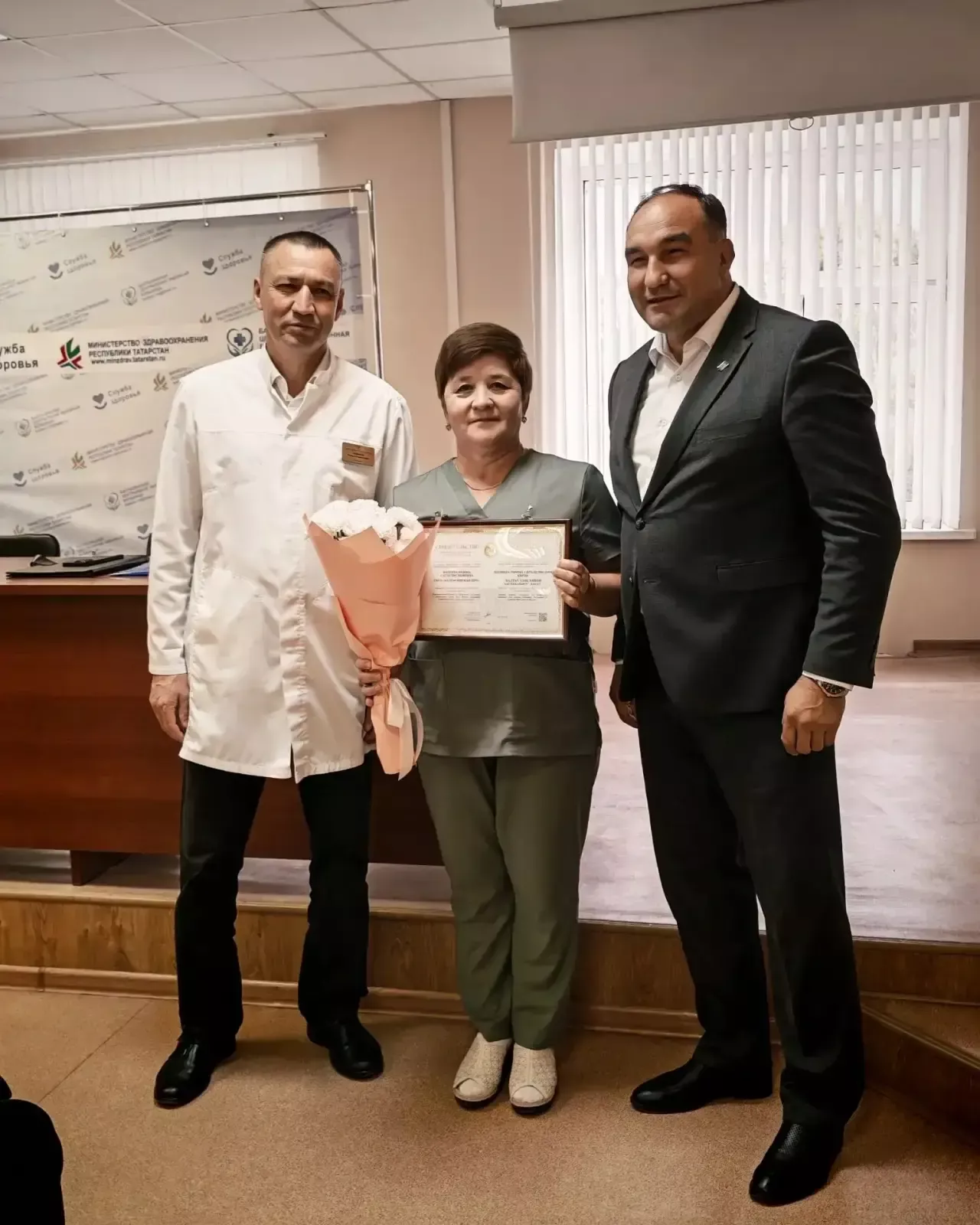 Балтач хастаханәсе хезмәткәрләре «Татарстан Республикасының электрон Мактау тактасына» кертелде