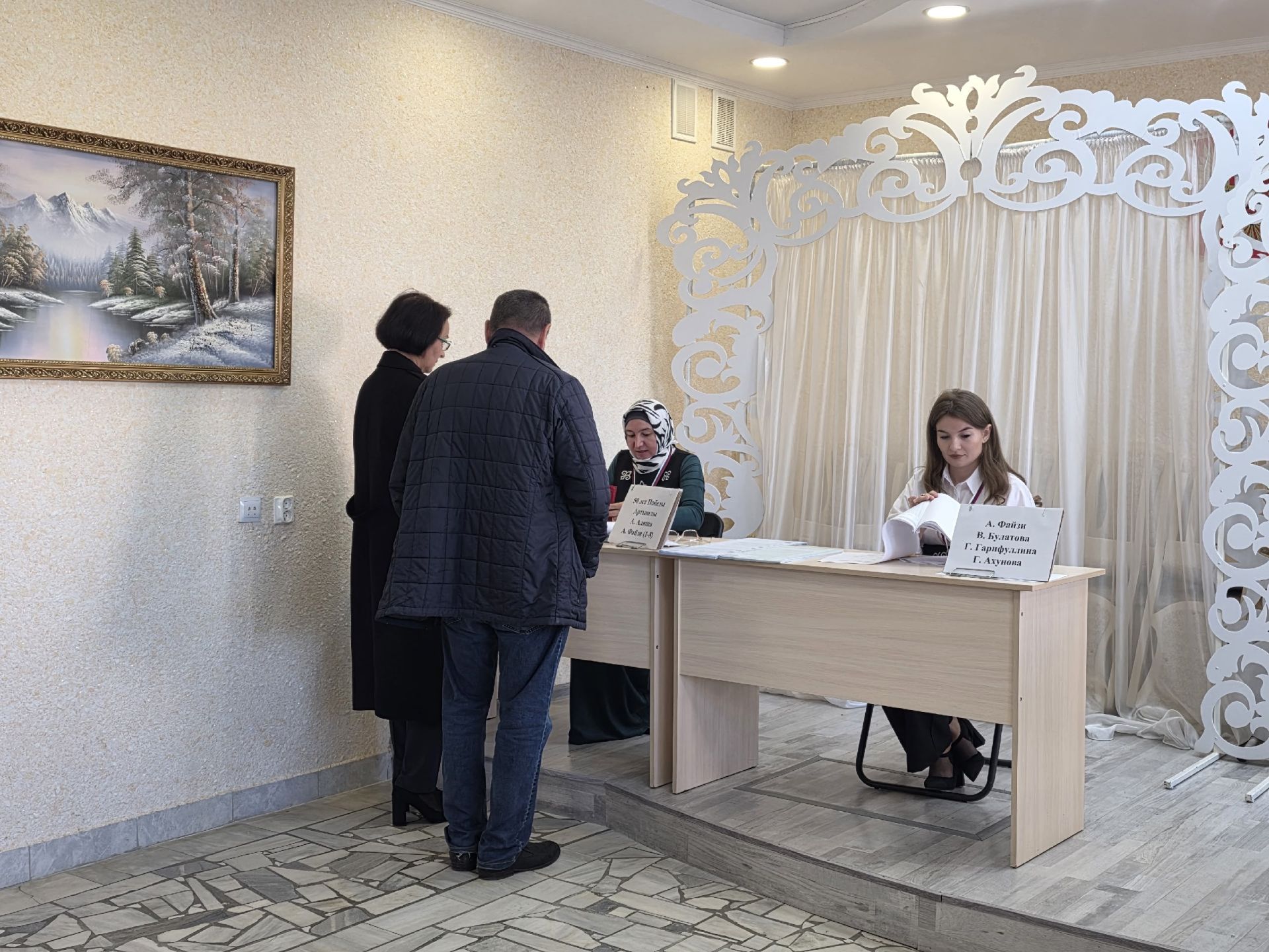 Балтачның 1090 һәм  1093 номерлы сайлау участокларына сайлаулар гөрли