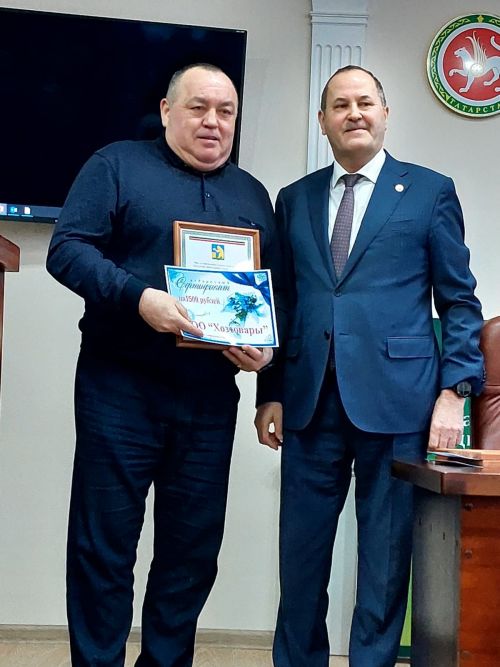 Балтачта территорияләрне Яңа елга бизәү буенча иң-иңнәрне бүләкләделәр (+фото)