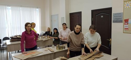 Балтачта фронт өчен шәмнәр әзерлиләр (+фото)