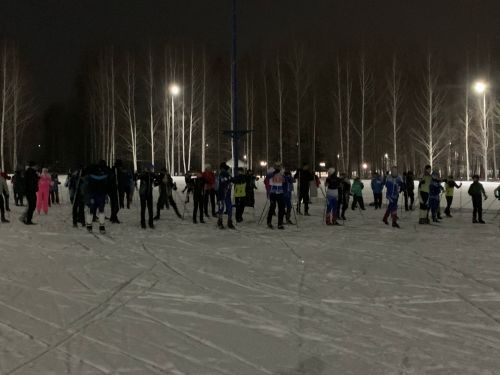 Балтачта җитәкчеләр «Төнге чаңгы юллары»на басты (фото)