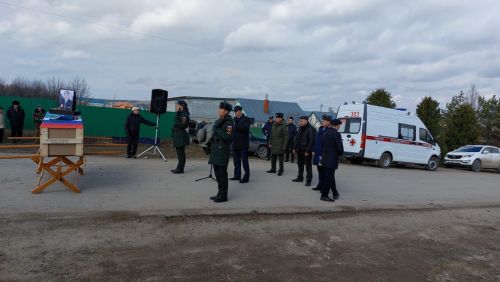 Балтач батыр улы белән хушлашты (фото, видео)