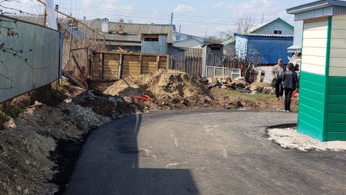 Балтачта «Безнең ишегалды» программасы кысаларында ремонт эшләре дәвам итә (+фото)