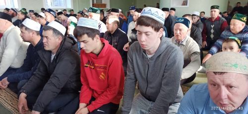 Балтач үзәк мәчетендә Ураза бәйрәме - Гает уздырылды (+фото)