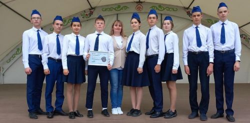 Гимназиялеләр иң яхшы 8 отряд исемлегенә керде (фото)