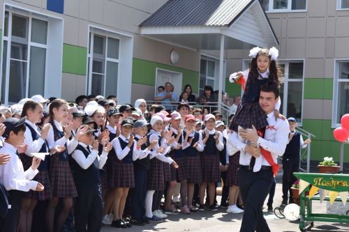 Балтач мәктәбендә узган «Соңгы кыңгырау»дан фоторепортаж
