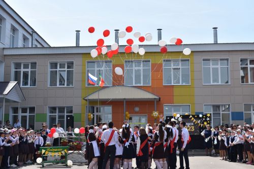 Балтач мәктәбендә узган «Соңгы кыңгырау»дан фоторепортаж