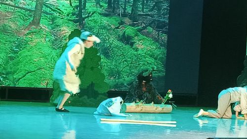 Норма укучылары Балтачта  «Кәҗә белән Сарык һәм башкалар» дигән спектакль тәкъдим иттеләр (фото)