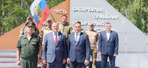 «Ватан сакчылары» һәйкәлендә хәрби хәрәкәтләрдә катнашучы райондашларыбыз хөрмәтенә обелиск куелачак (фото)