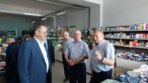 Балтачта эшлекле сәфәр белән Татпотребсоюз идарәсе рәисе килде (фото, видео)