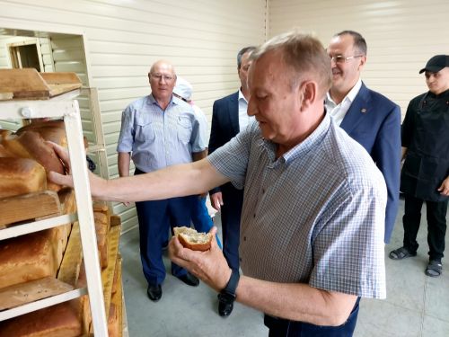 Балтачта эшлекле сәфәр белән Татпотребсоюз идарәсе рәисе килде (фото, видео)