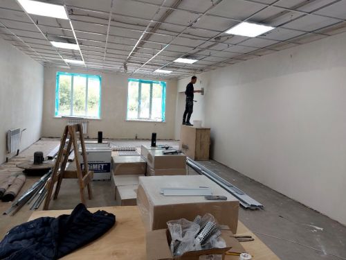 Урта Көшкәт авылында мәдәният йортын төзекләндерәләр (фото)