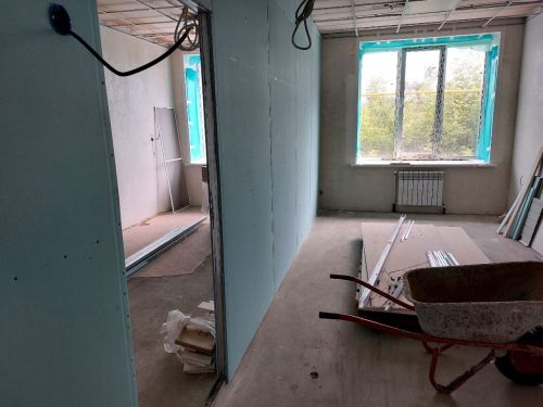 Урта Көшкәт авылында мәдәният йортын төзекләндерәләр (фото)