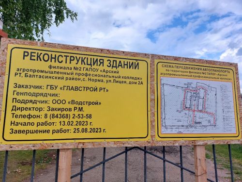 Нормадагы һөнәр көллиятендә дә күләмле ремонт эшләре башкарыла (фото)