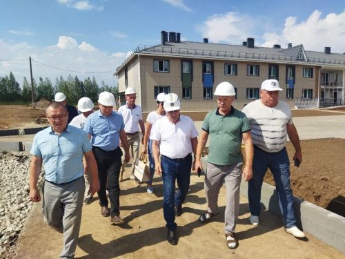 ТР Дәүләт төзелеш күзәтчелеге инспекциясе башлыгы Василий Кудряшов эш визиты белән районыбызда булды (фото)