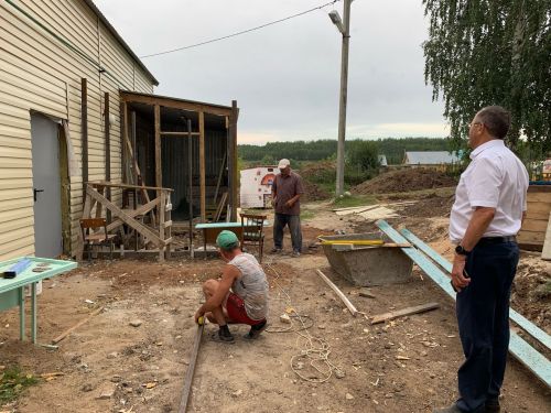 Районыбызда төзелеш эшләренә зур игътибар бирелә (фото)