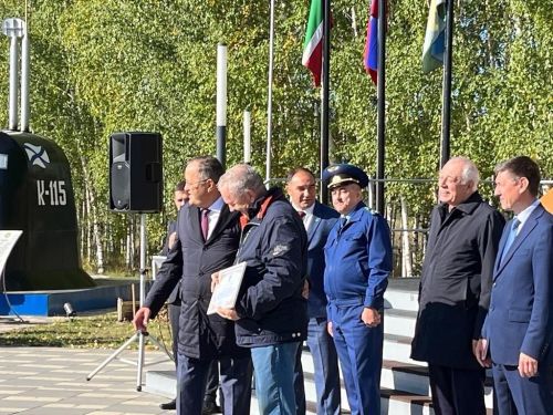 Балтачта махсус хәрби операциядә катнашучы райондашларыбыз хөрмәтенә стелла ачылды (фото)