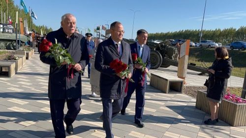 Балтачта махсус хәрби операциядә катнашучы райондашларыбыз хөрмәтенә стелла ачылды (фото)