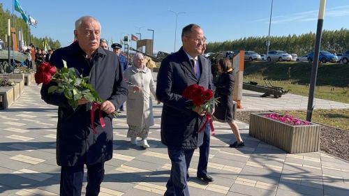 Балтачта махсус хәрби операциядә катнашучы райондашларыбыз хөрмәтенә стелла ачылды (фото)