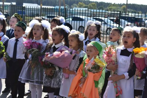 Кызыл тасмалар киселде... Алан мәктәп-бакча комплексы ишекләрен ачты (бик күп фото)