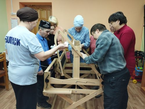«Иҗади яшәү бүлмәсе» Халык традицияләре юлларында проектын тормышка ашыру (фото)