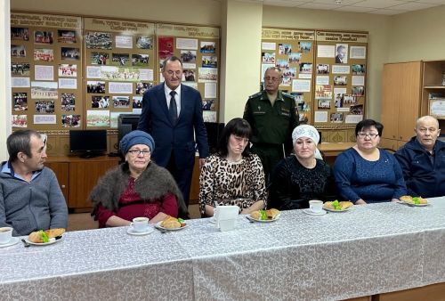 Район башлыгы кайгылы гаиләләрнең хәлен белде