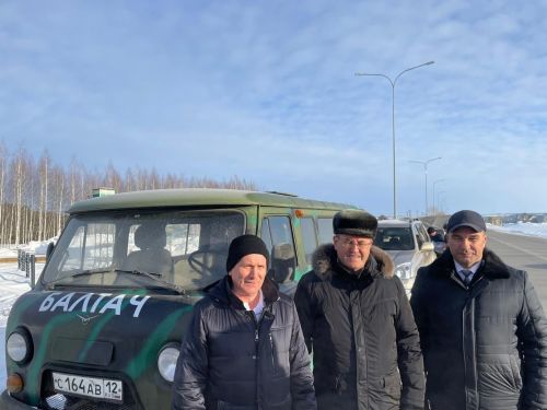 Балтачлылар СВОга УАЗ машинасы җибәрде (видео, фото)