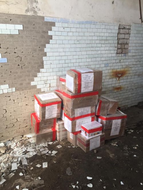 Тәлгать Газизов Украинага барып җиткән, ярдәмнәрне тапшырган (фото)