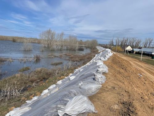 Балтачлылар язгы ташудан зыян күргән оренбурглыларга ярдәм итә (фото)