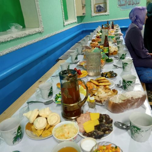 Кариле авылы мәчетендә ифтар мәҗлесе узды (фото)